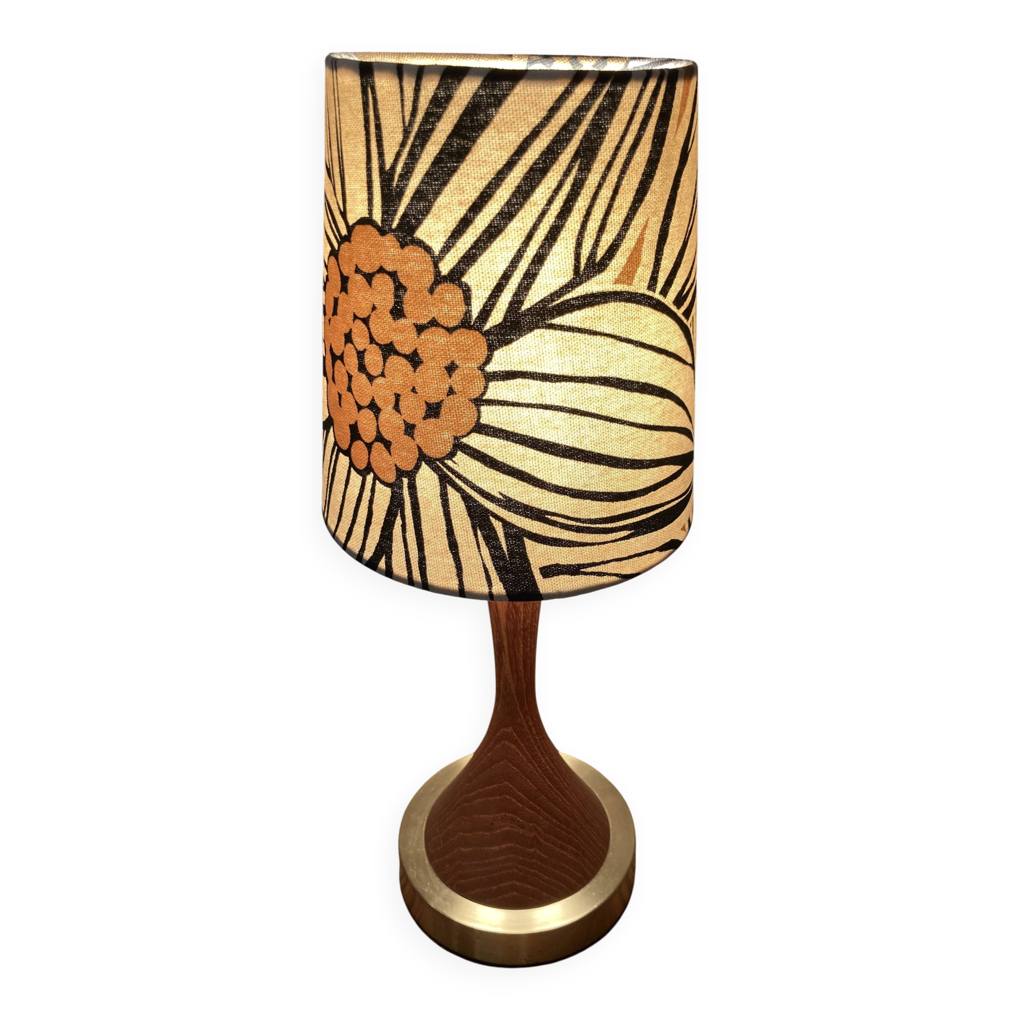 TEAK LAMP "SCANDINAVIAN DESIGN 1950".