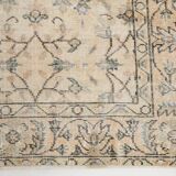 6x10 Vintage Faded Brown & Beige Classic Vintage Rug