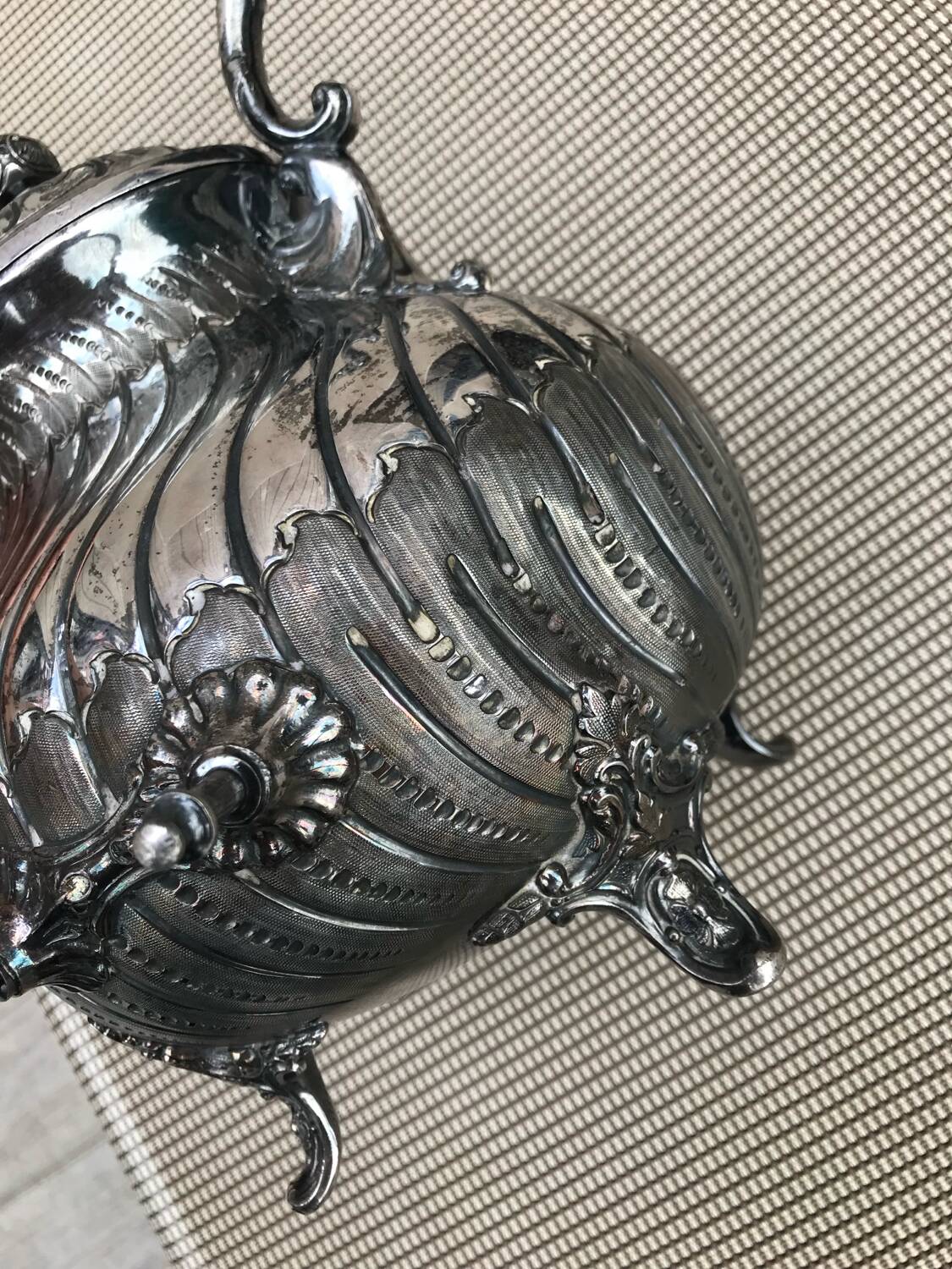 Vintage hallmarked silver teapot coffee pot