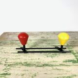 Wall coat rack double 60s