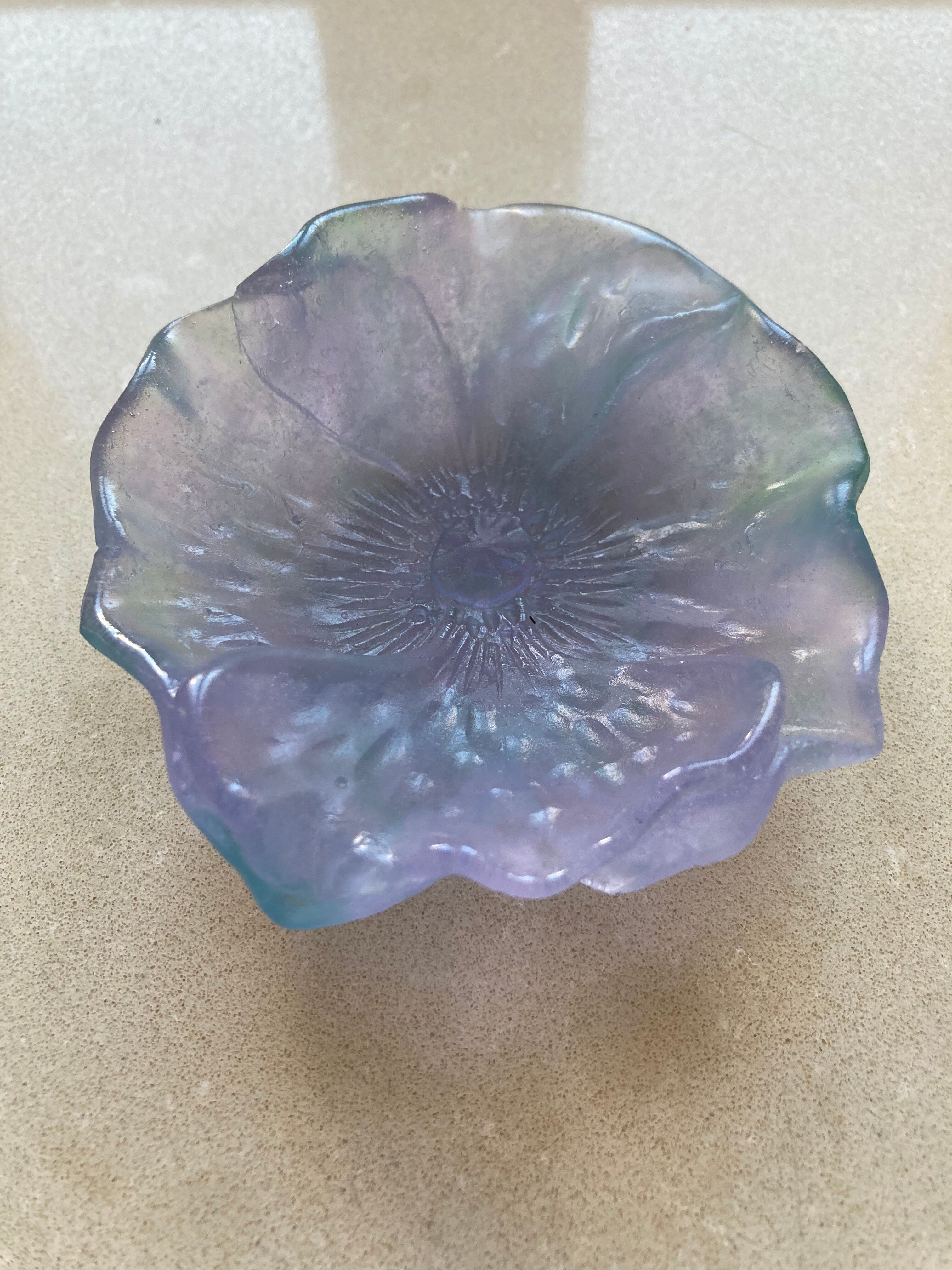 Flower cup crystal Daum