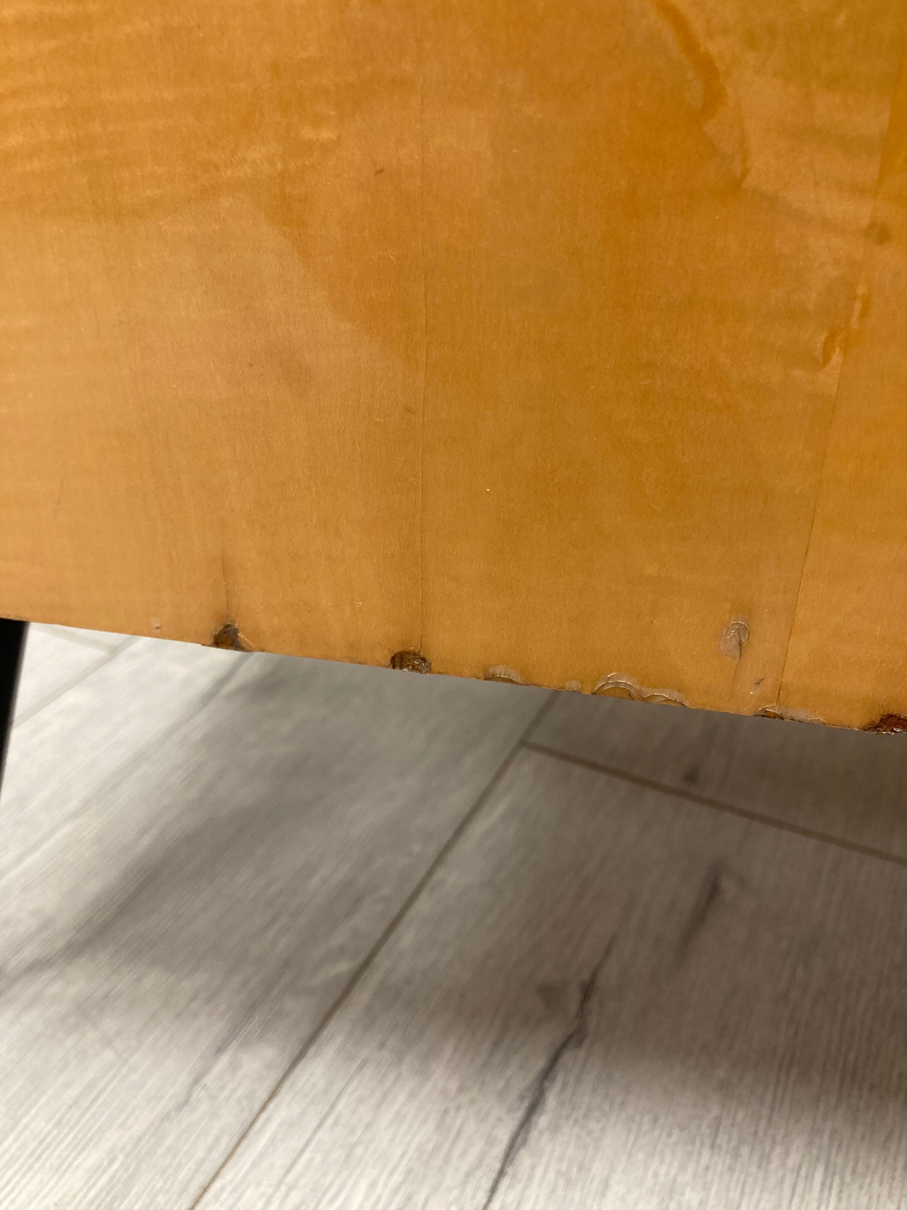 Pair of 1960s bedside tables compass feet