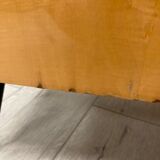 Pair of 1960s bedside tables compass feet