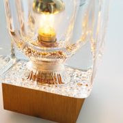 Set of brass and crystal sputnik wall sconces by Peill & Putzler, Germany 1970's
