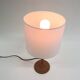 Vintage small bamboo table light, 1960's