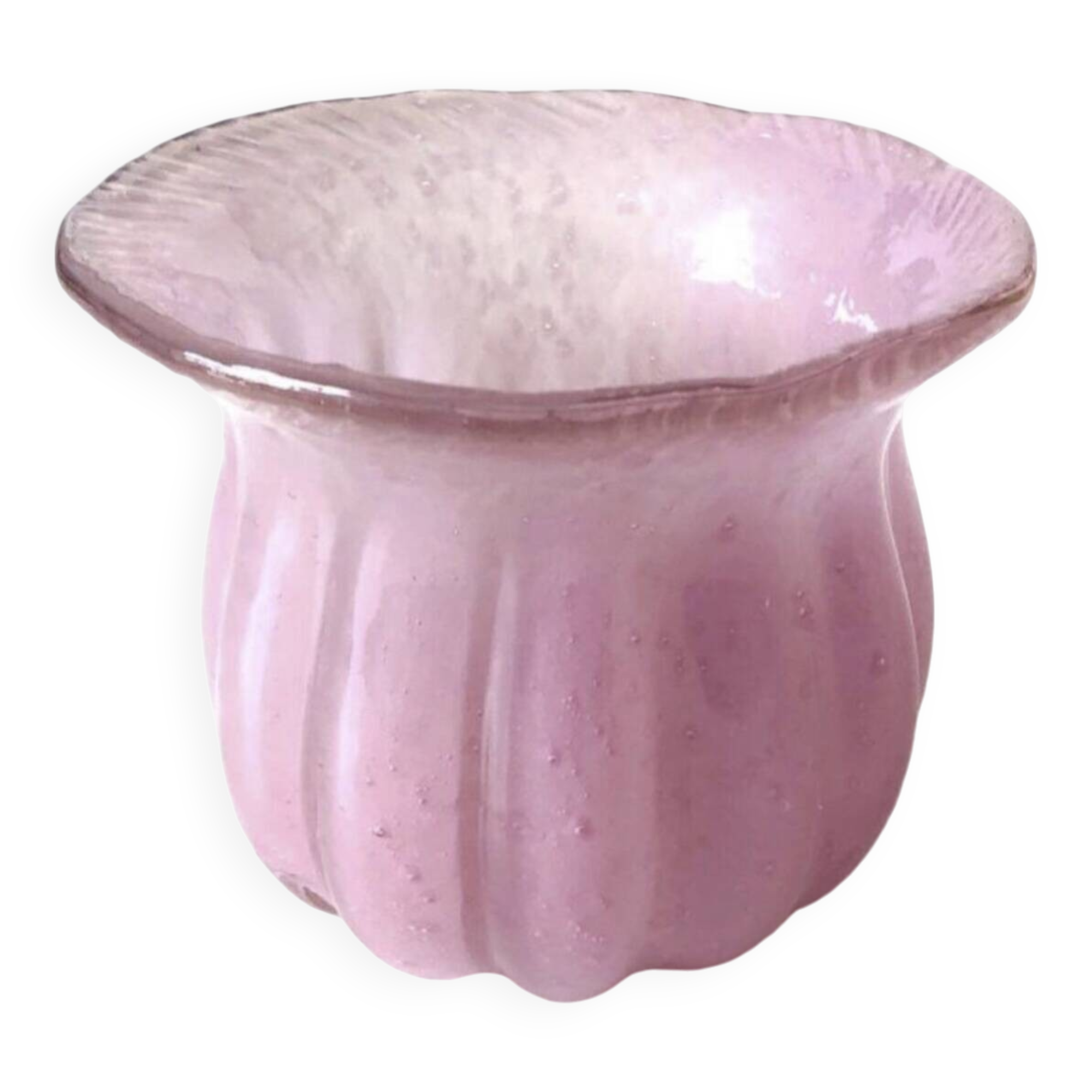 Vase en pâte de verre