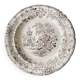 English earthenware plate floral decoration Colandine - F. Primavesi & Son
