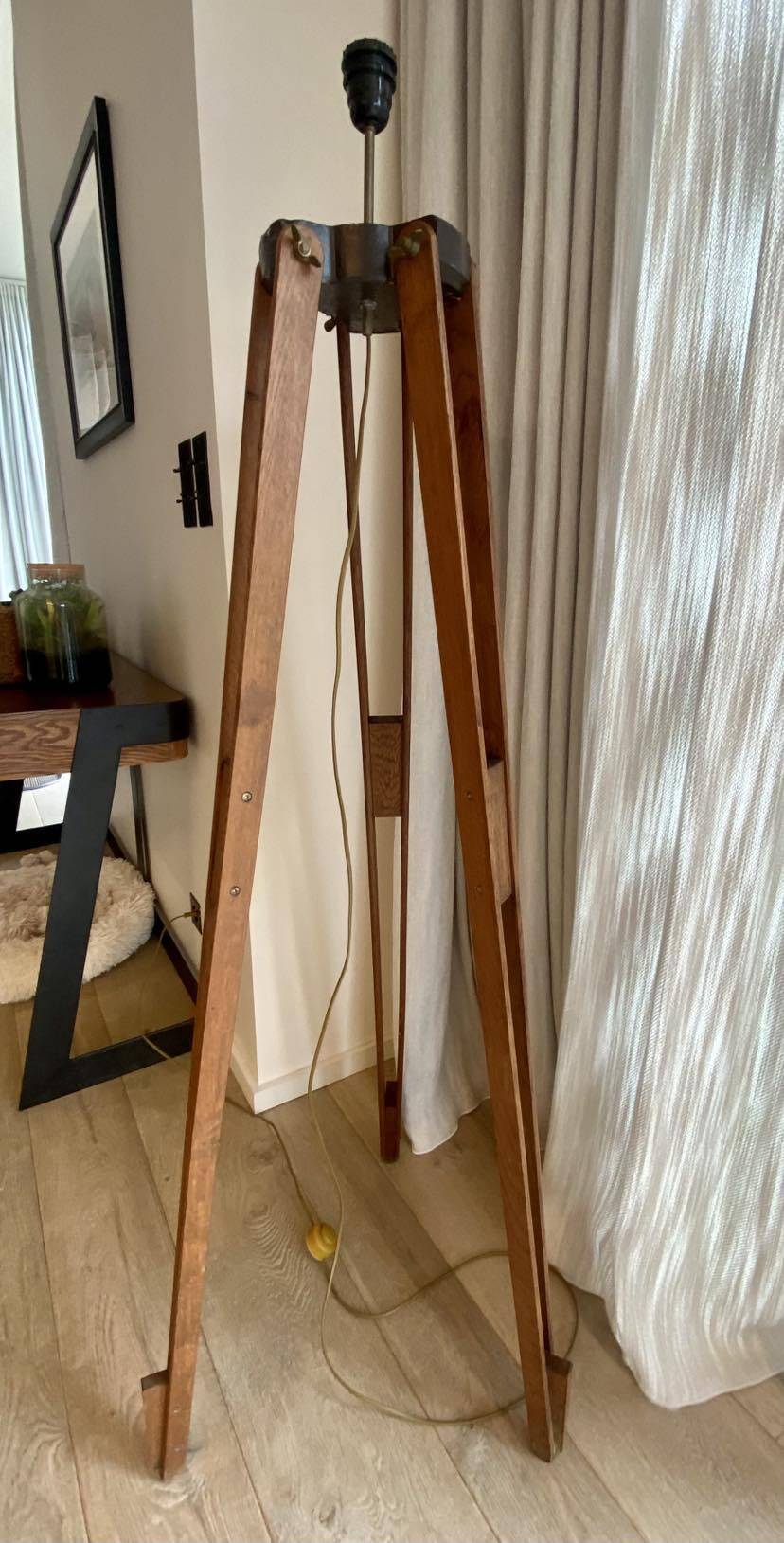 H. Morin surveyor's tripod lamp, Paris