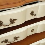 Creme white chest of drawers