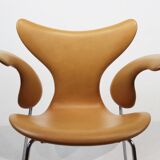 Fauteuil Lily, modèle 3208, avec accoudoirs par Arne Jacobsen et Fritz Hansen