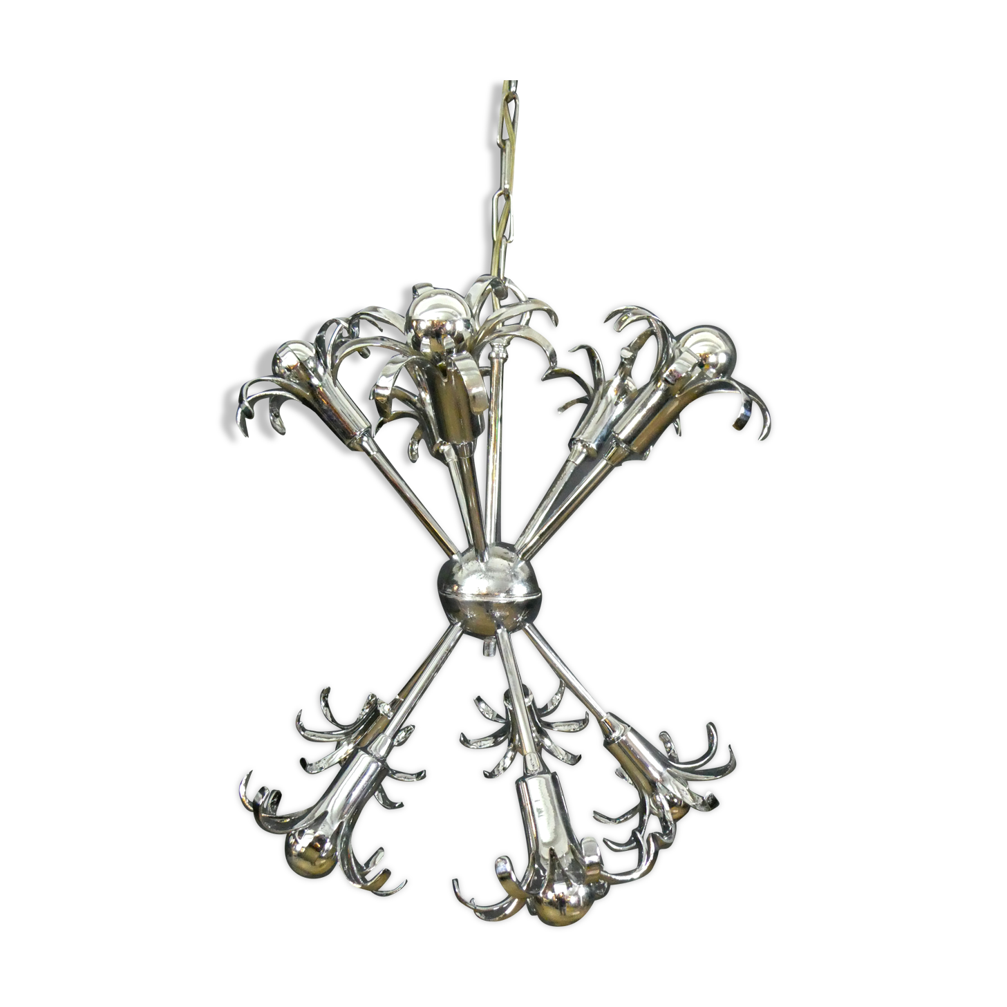 Modern hanging lamp 'Sputnik flowers'