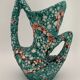 Vase vintage en céramique de vallauris, émail « fat lava » années 1960