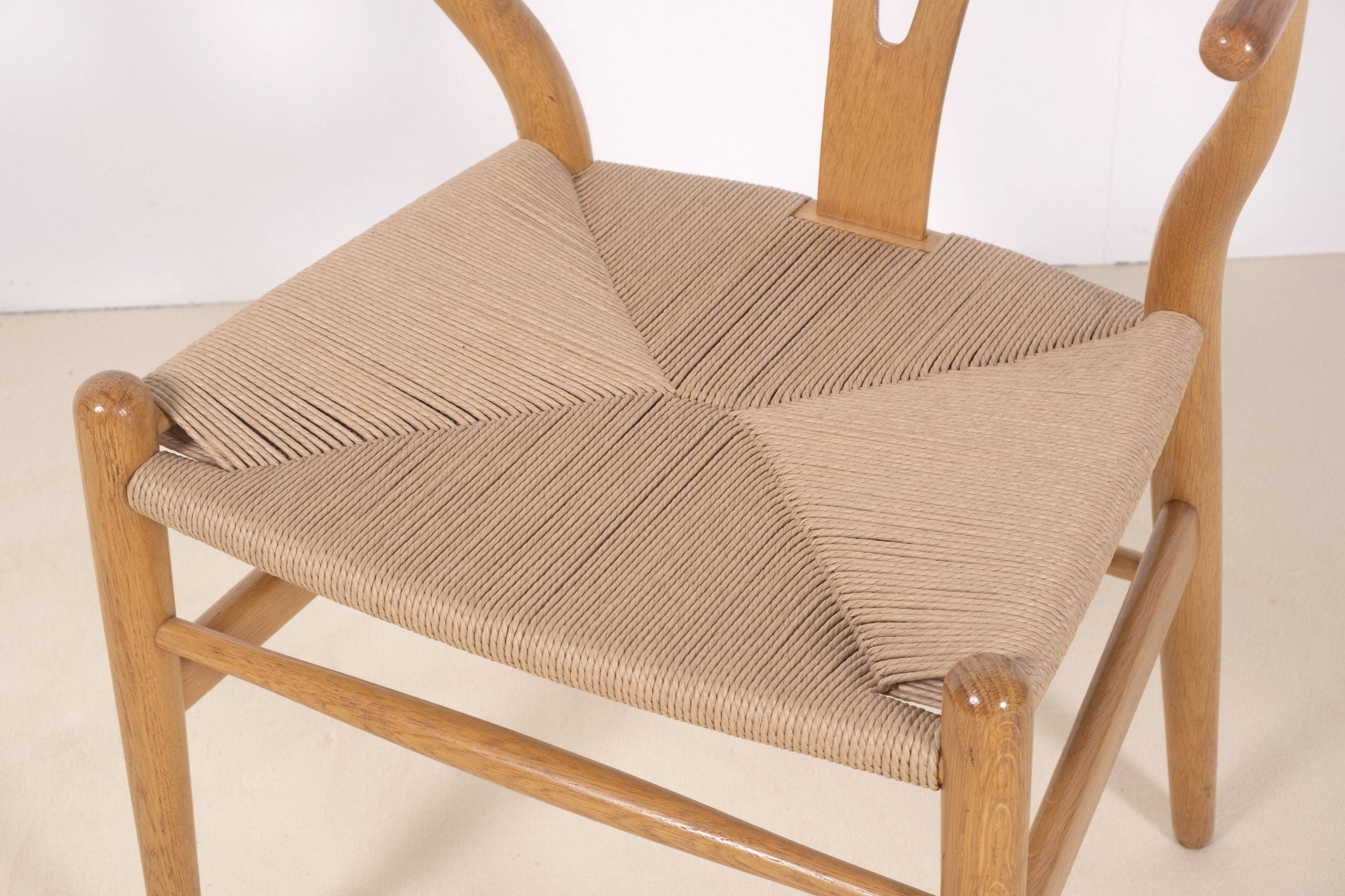 Hans Wegner CH24 Oak Wishbone Chair, 1980s Denmark