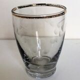 Series of six small glasses 50's