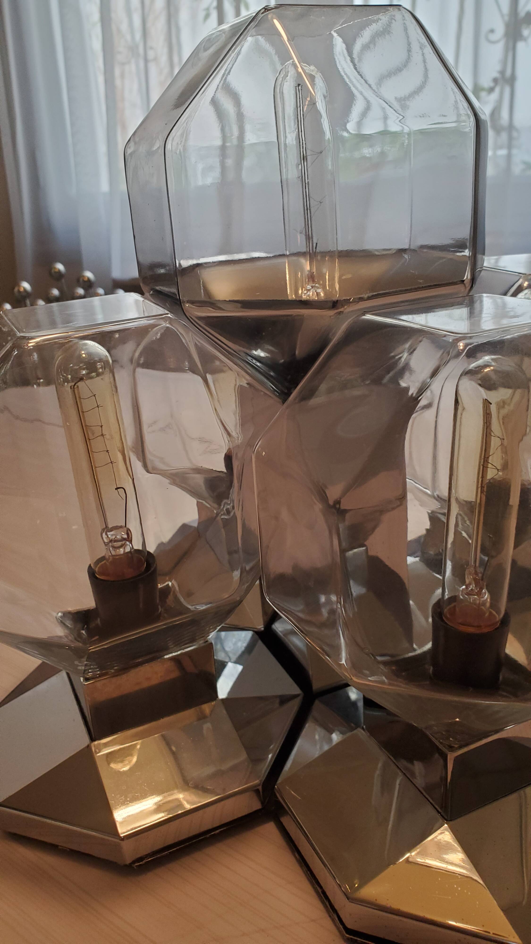 Lampe (à poser ou applique ou plafonnier)vintage de motoko ishii années 70