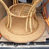 Rattan round table