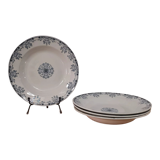 4 hollow iron earthenware plates, Mignon model, H & Cie