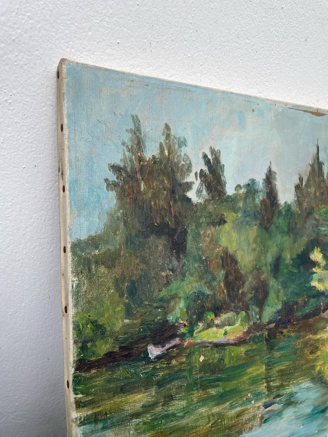 Tableau peinture de paysage huile