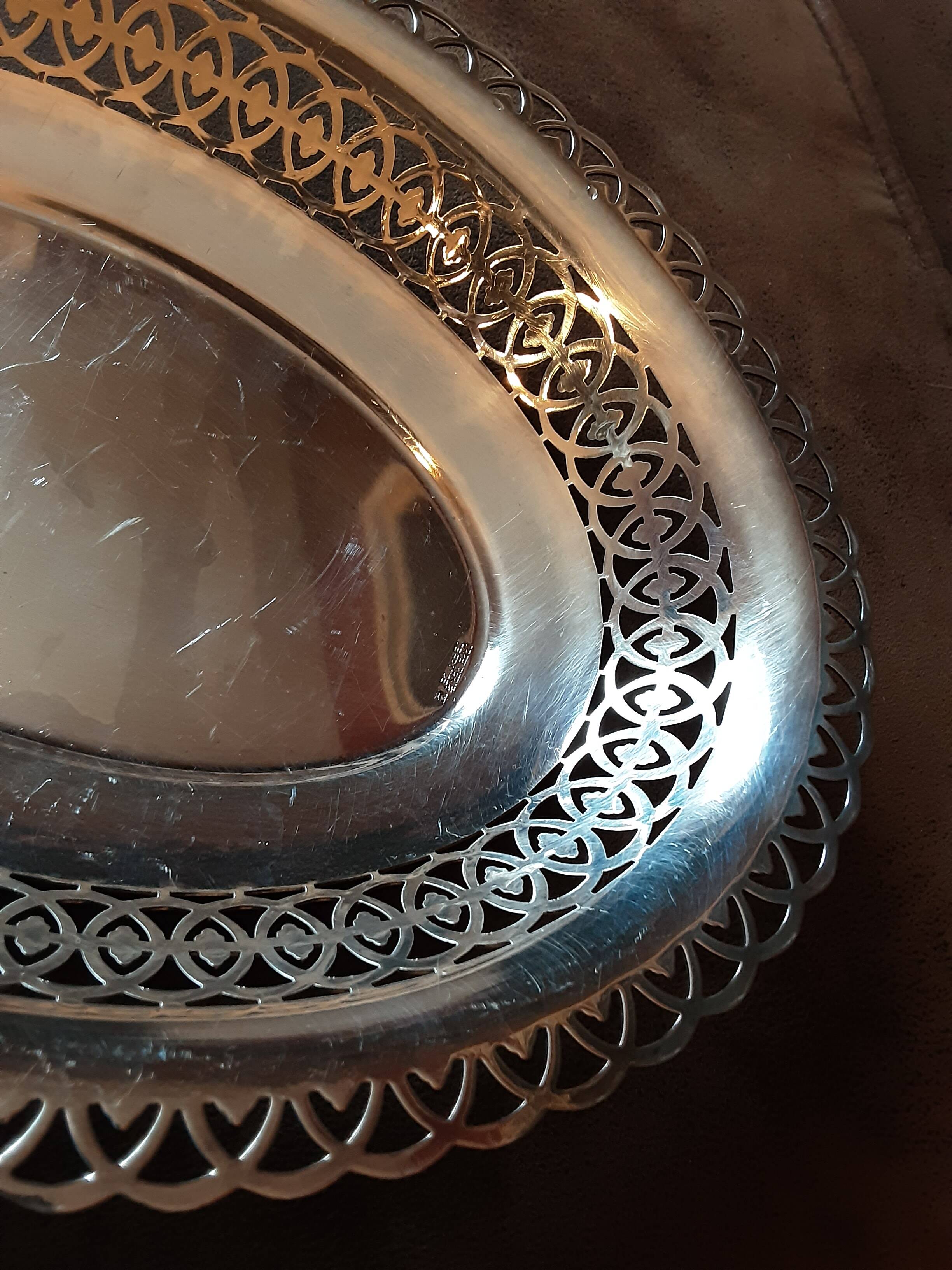 Metal basket, French silversmithing