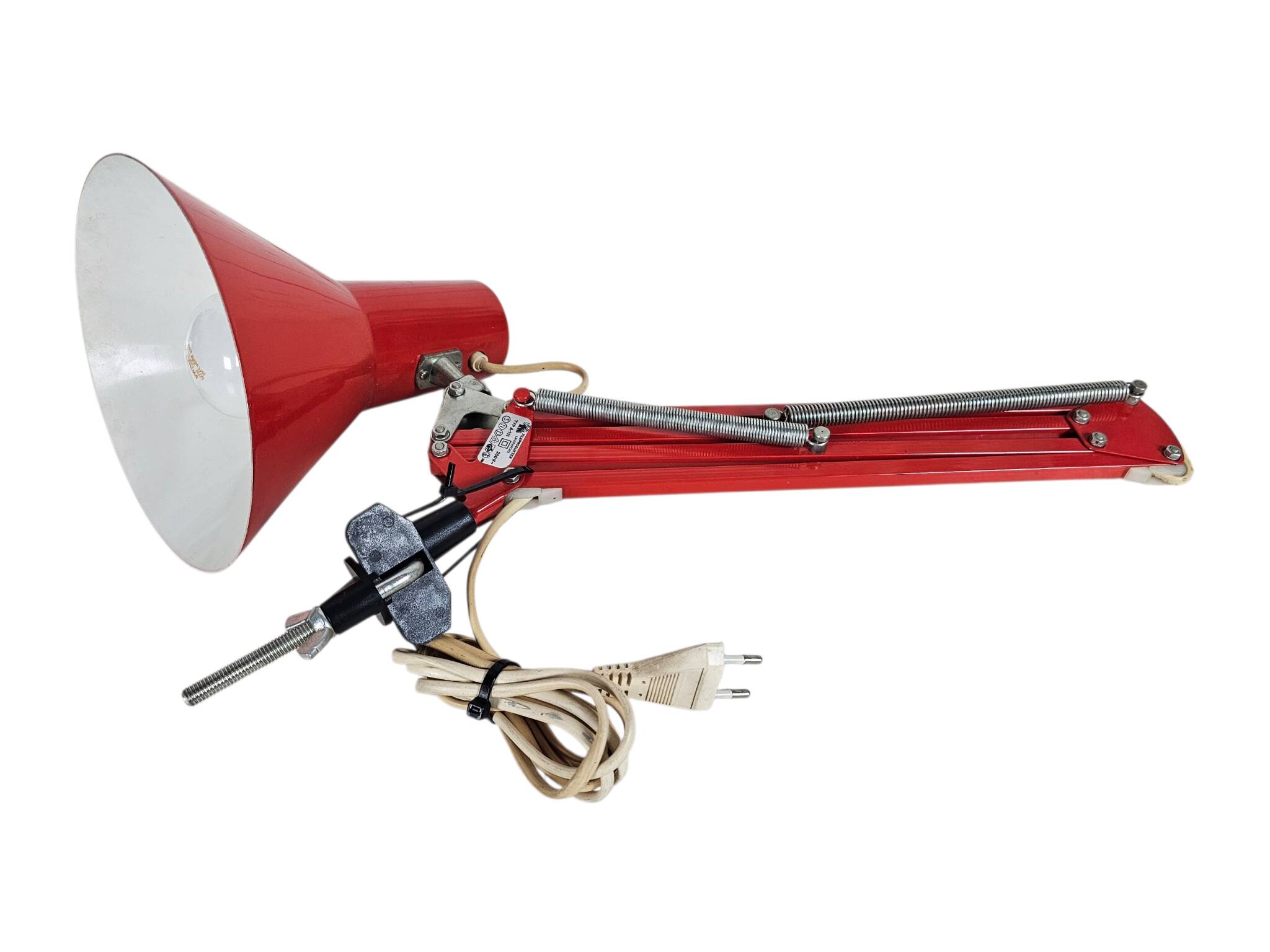Pileprodukter Landskrona - Type A-111 - architect's lamp - Sweden - 1960s