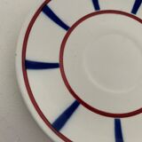 5 saucers Digoin, Basque