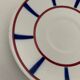 5 saucers Digoin, Basque