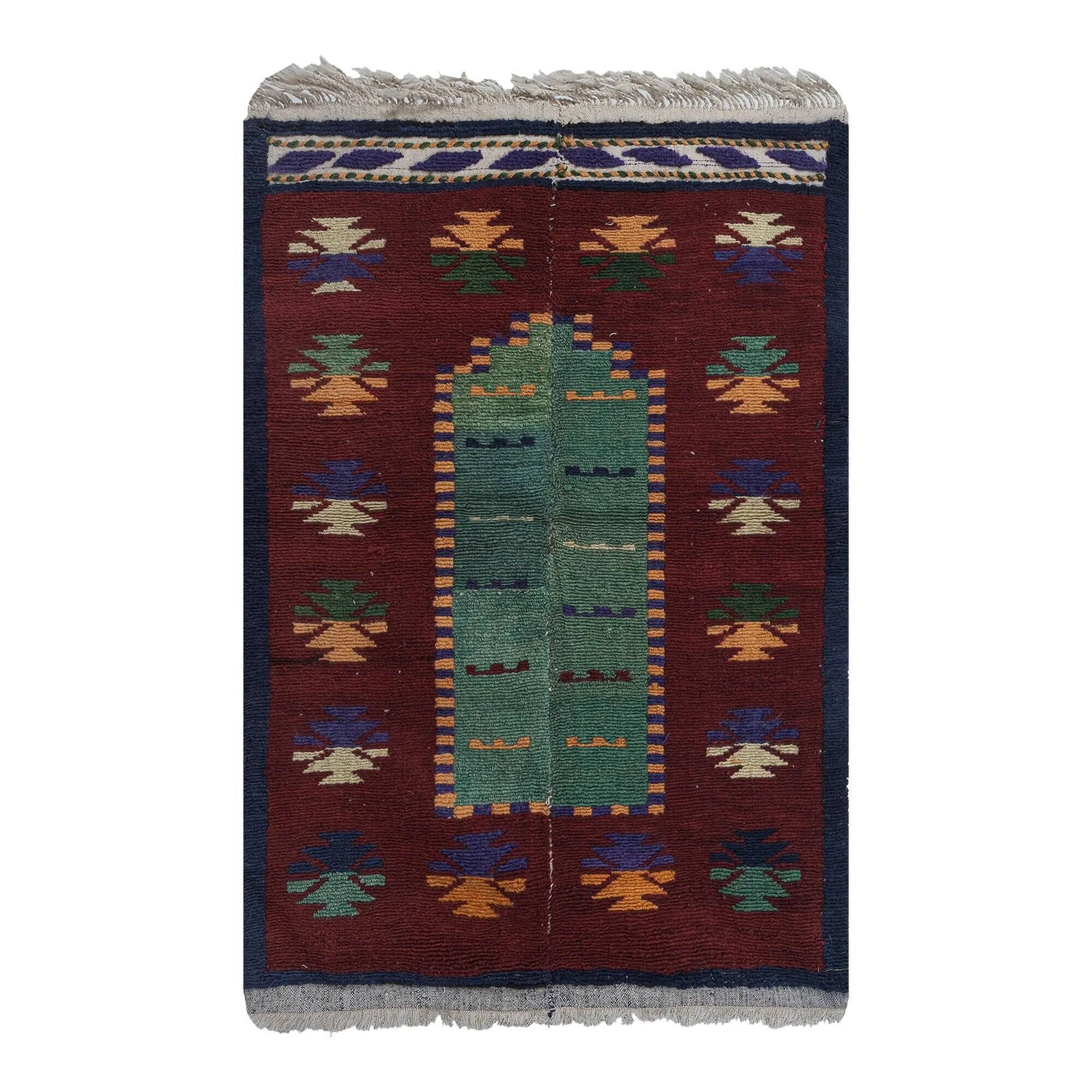 Vintage handmade Turkish rug 107x160 cm