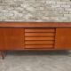 Large Scandinavian teak sideboard – 1960s