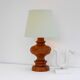Mid-century modern Scandinavian oak table lamp from Möllers