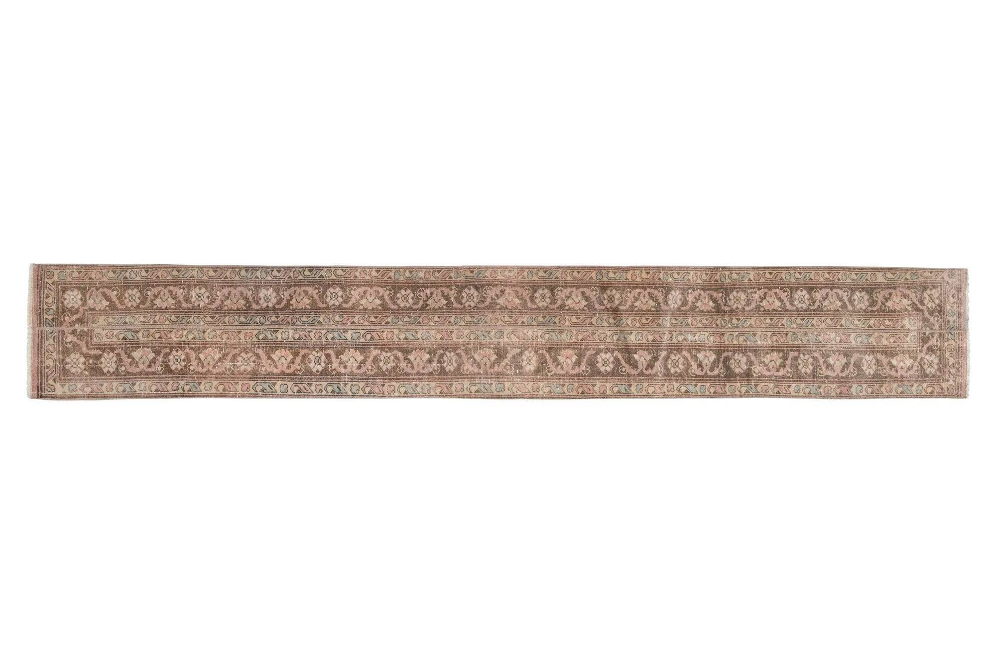 Vintage Turkish hallway rug 49x343 cm