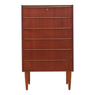 Commode en teck, design danois, années 1970, production : Danemark