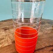 Vintage liqueur and wine glasses from the 1960s
