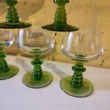 6 Alsatian Roemer type glasses