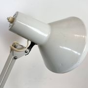 Vintage White Italian Architect Table Lamp, 1970s
