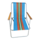 Chaise pliante de camping rétro vintage 1970