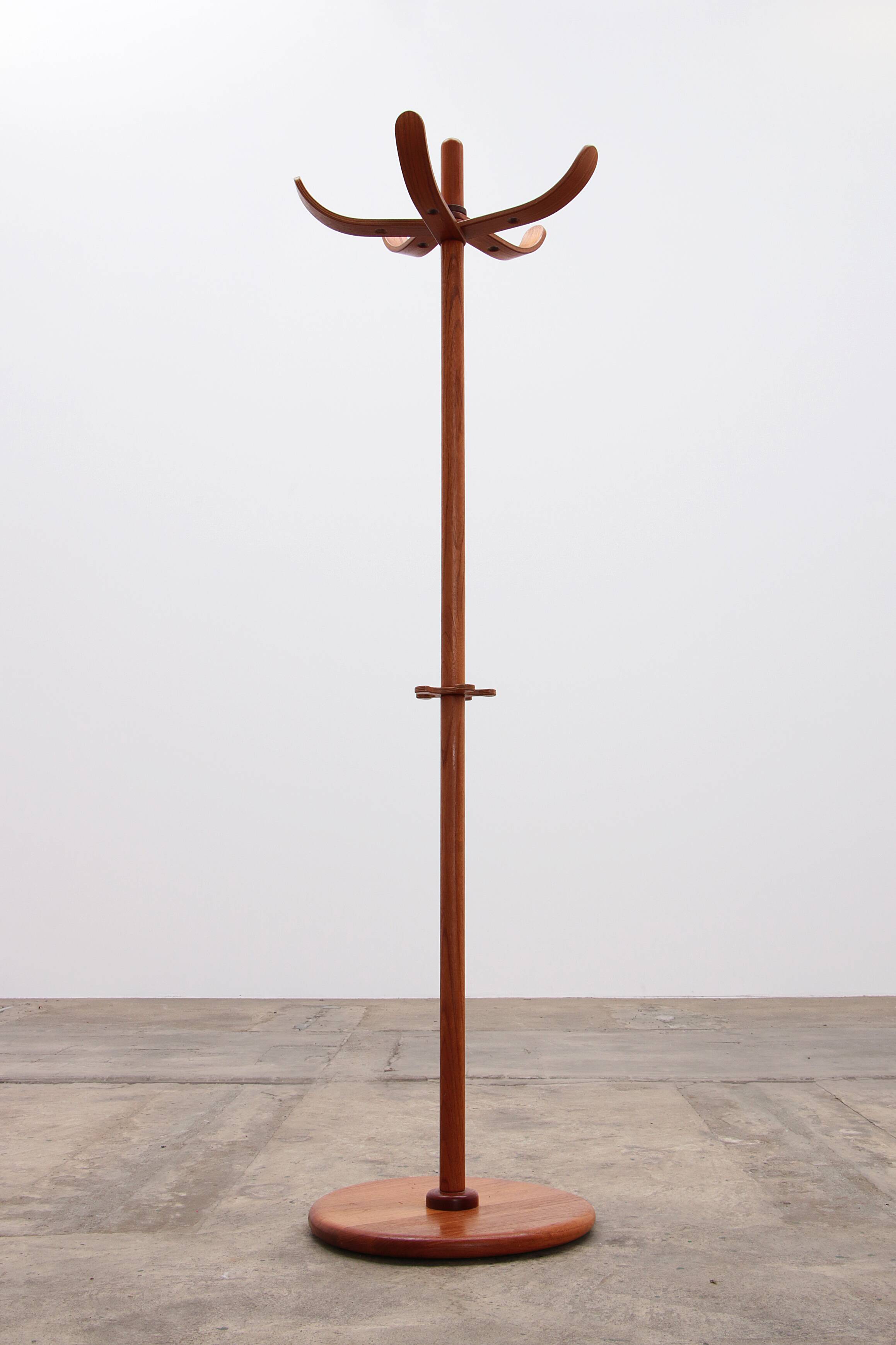 Vintage Aksel kjersgaard Teak Wooden Coat Rack with 5 Hooks - Design Classic
