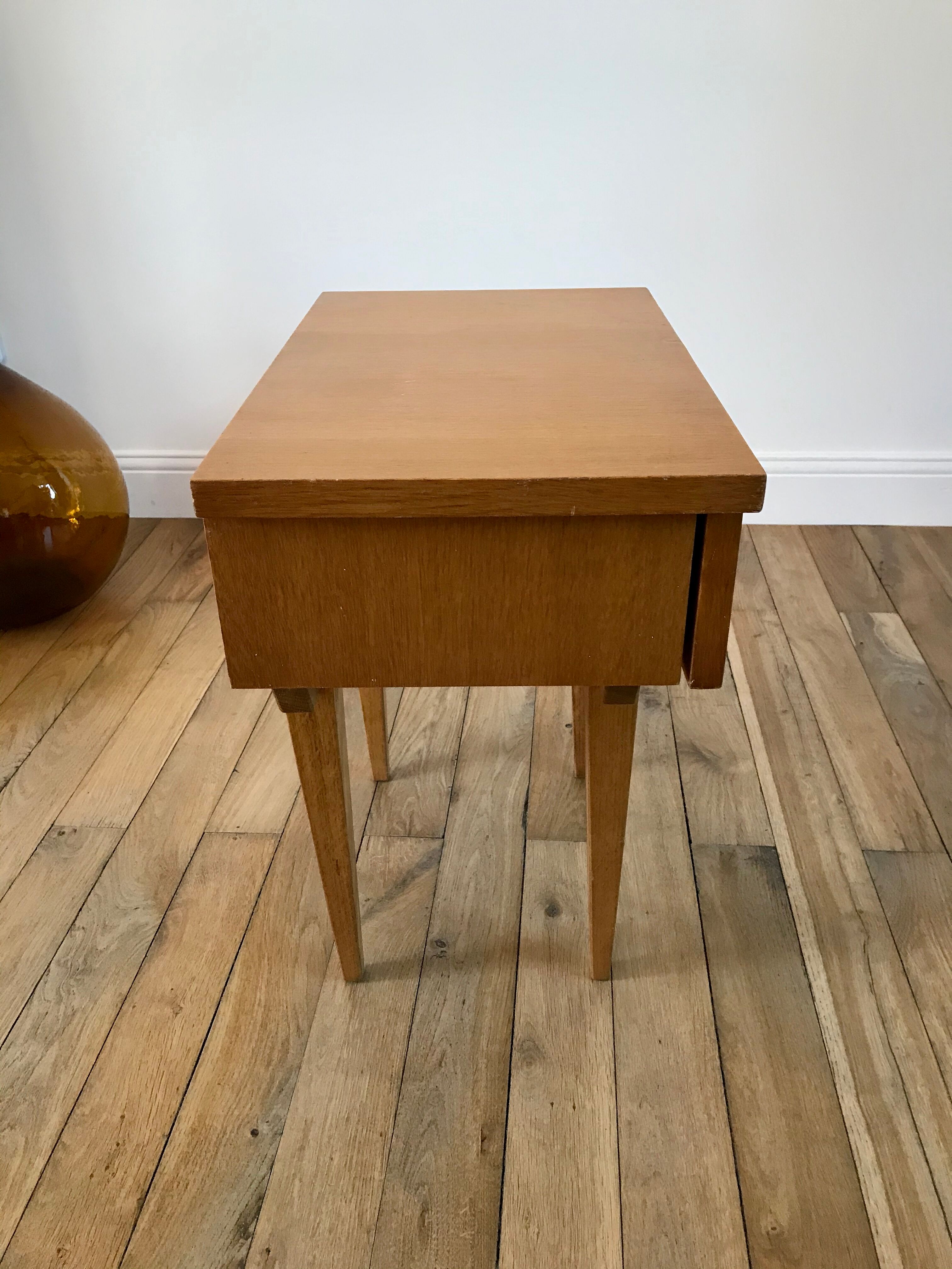 Scandinavian bedside table 50s