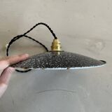 Sheet metal suspension, industrial enameled bowl