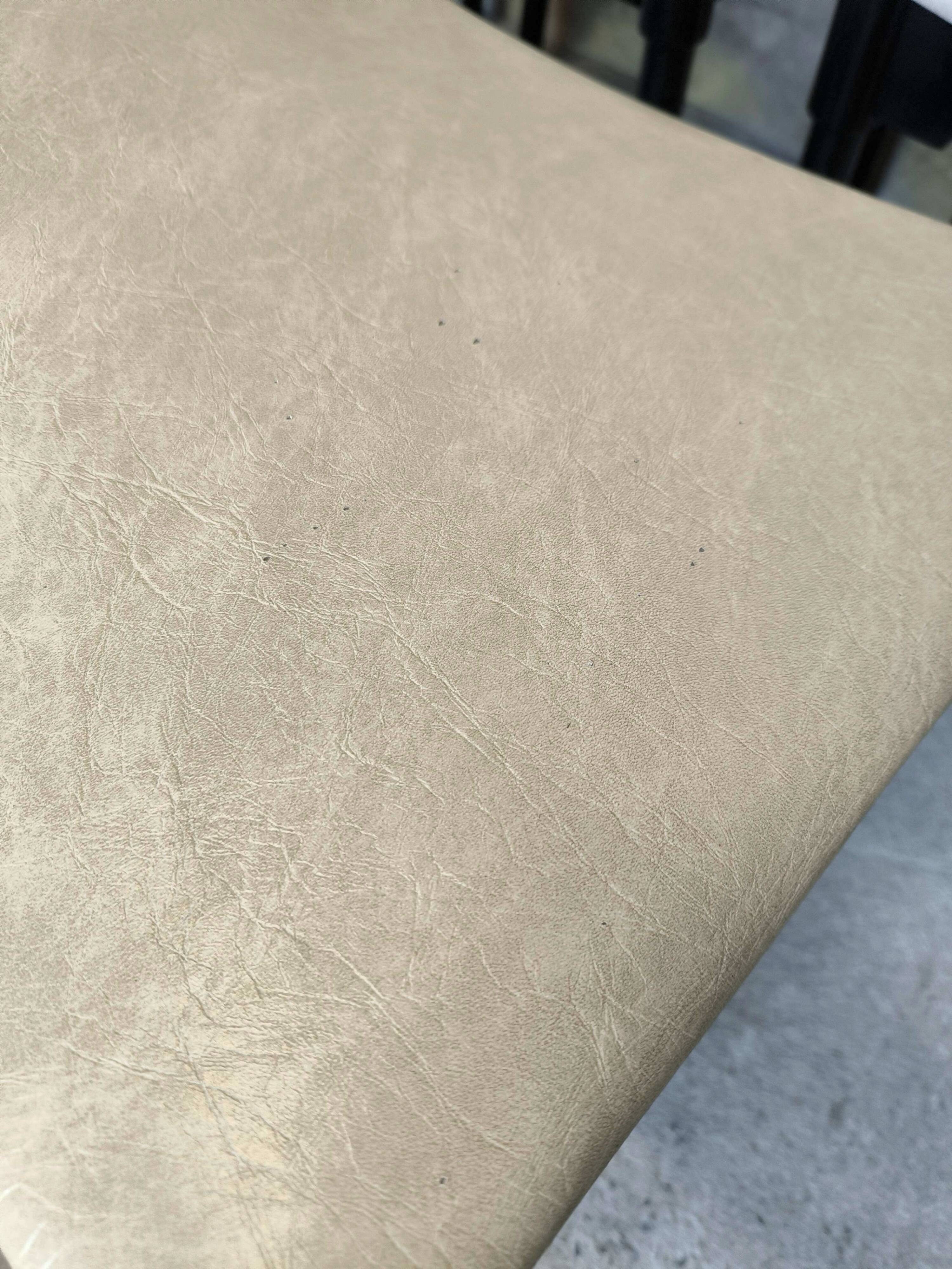 6 black lacquered wooden chairs