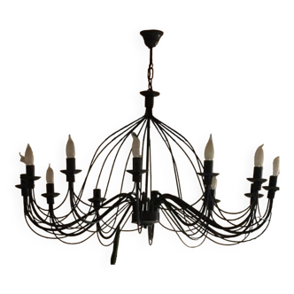 Wrought iron chandelier