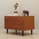 Commode en teck, design scandinave, années 1970, fabrication : ÆJM Møbler