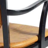 Fritz Hansen chair in 70s leather