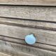 Antique furniture - solid oak shelf