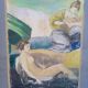 Lebasque painting on canvas early XXth