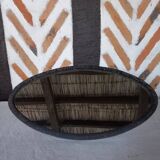 Miroir metal forme libre ancien