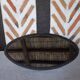 Miroir metal forme libre ancien
