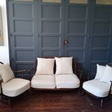 Ensemble fauteuils et canapé Ercol Windsor vintage