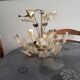 Lustre florale vintage 1960