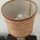 Scandinavian teak and glass lamp from the 60s