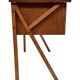 Vintage desk, compact model, minimalist desin teak, 1960s